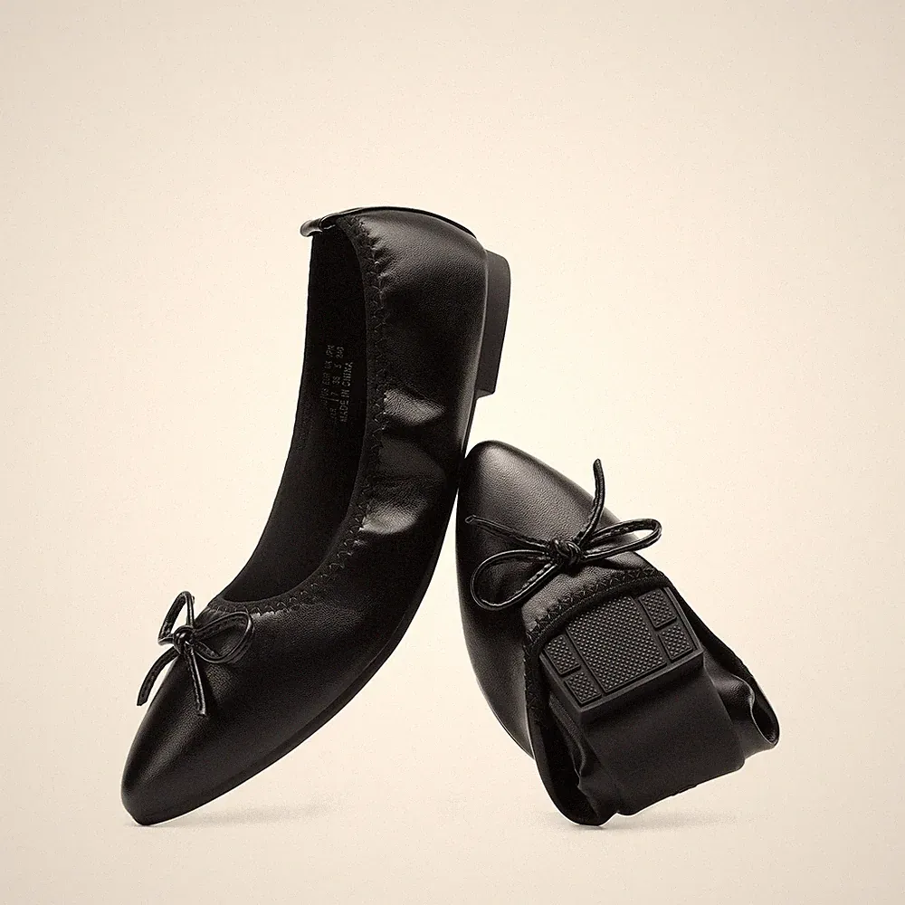DamenSchuhe, lässig, spitzer Zehenbereich, BallettKomfort, weiche SliponFlach...