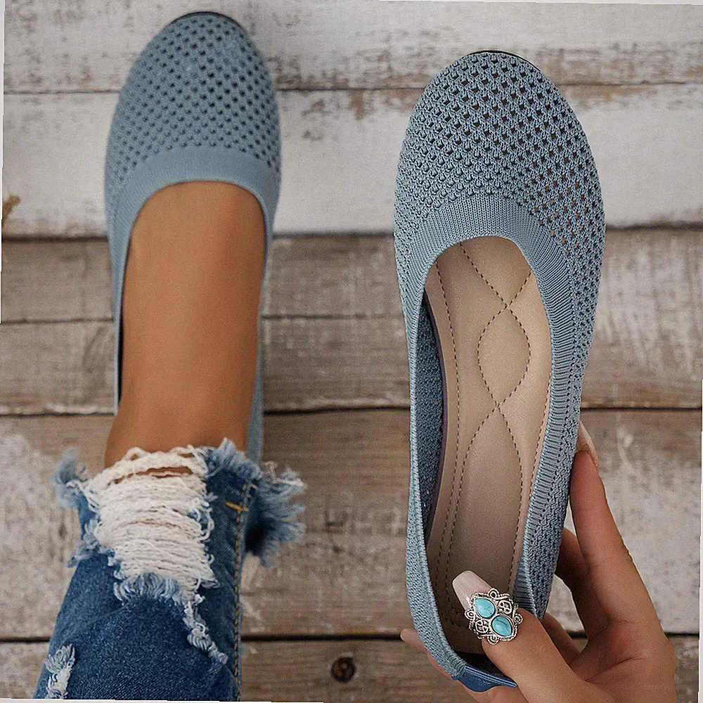 Damensneakers Sommerschuhe Leinenschuhe Stoffschuhe Laufschuhe Ballerinas Sport