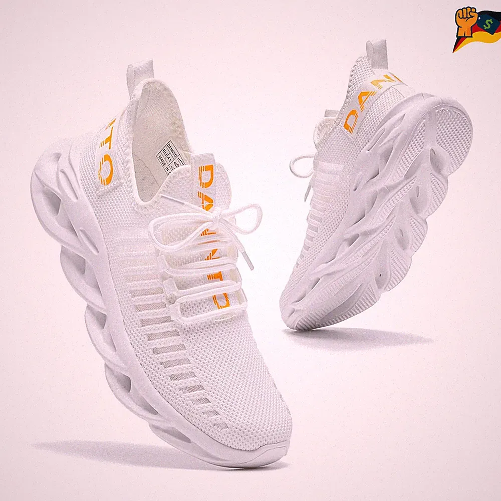 Dannto D101 Laufschuhe Herren Damen Sneaker Größe 43 Weiß Sport Rutschfest
