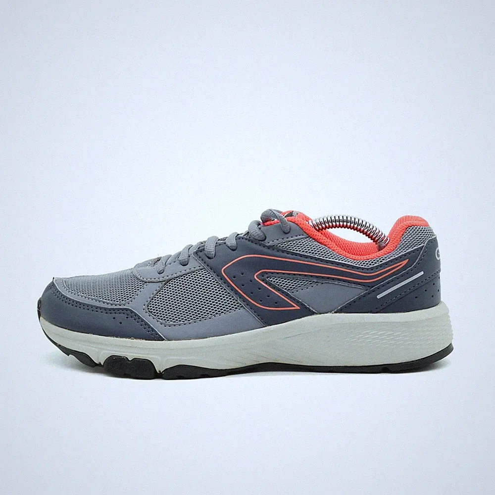 Decathlon Damen Laufschuh Sneaker Grau/Pink Mesh/Textil Running Laufschuhe EU 38