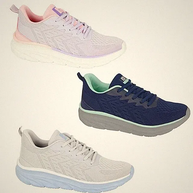 DEK Heron Damen Laufschuhe Sneaker Training Fitness Memory Foam Mesh