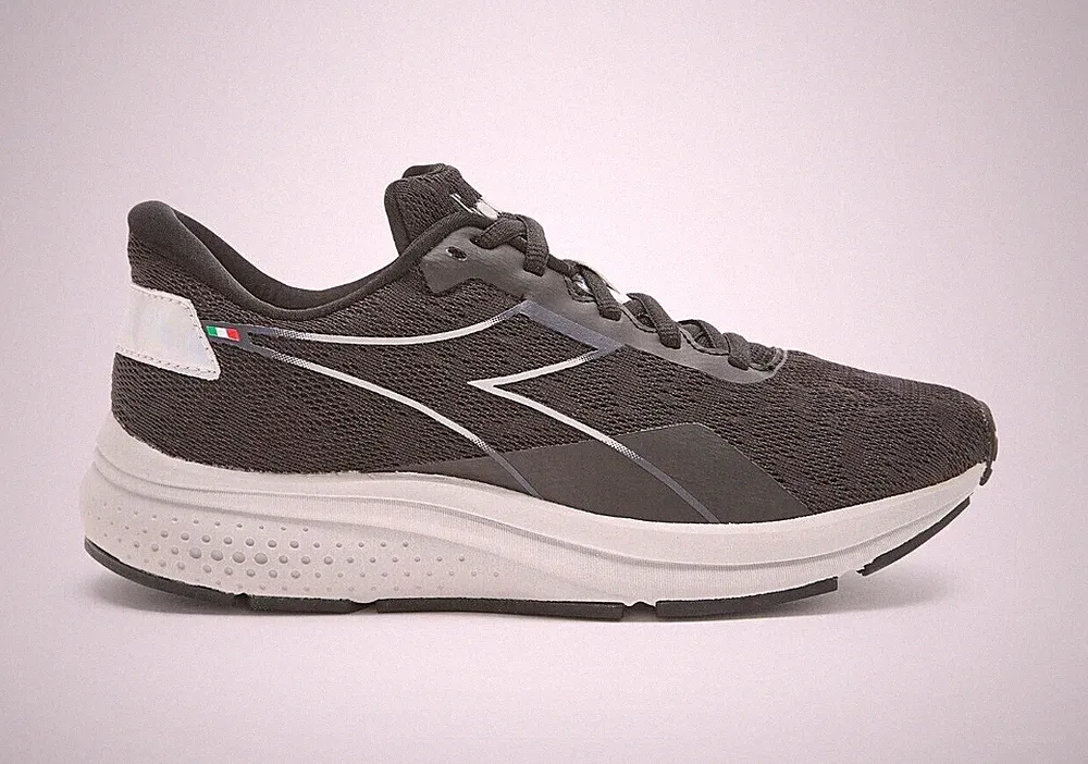 DIADORA STEP 2 W SCHWARZ LILA SPORTSCHUHE DAMEN LAUFSCHUHE