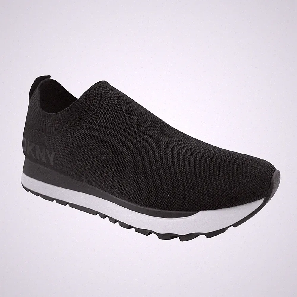 DKNY SNEAKER Damen schwarz oder beige JERRI KNIT Damen Slipper Wanderschuhe
