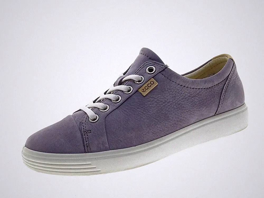 ECCO SOFT 7 LADI Damen Schuhe Sneaker Laufschuhe Freizeitschuhe Gr 37 Lila Leder