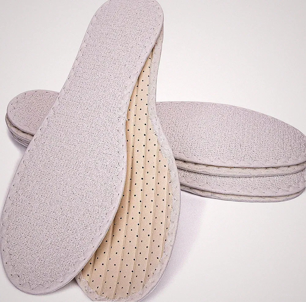 Einlegesohlen für Barfuss-Schuhe - 3 Paare, Schuheinlagen aus Baumwolle & Latex