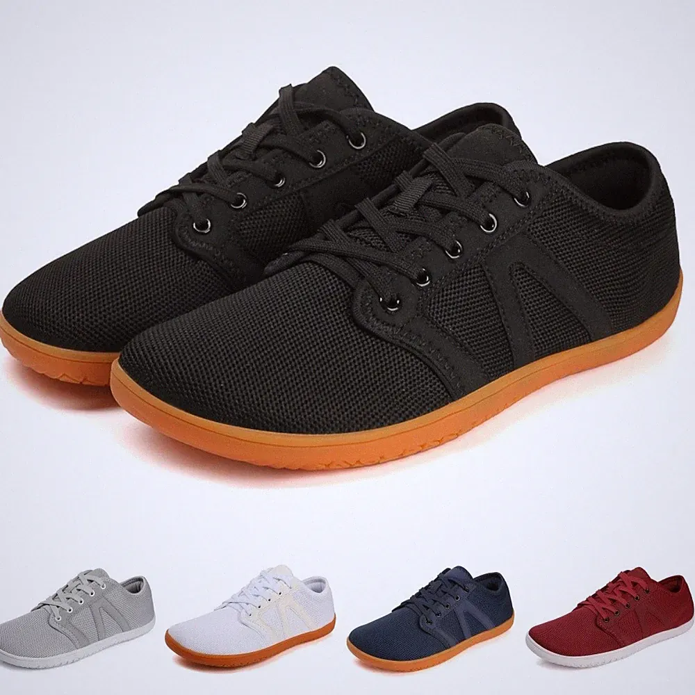 Extra Breiter Barfußschuhe Herren Damen Leicht Barfuss Schuhe Sneaker Laufschuhe