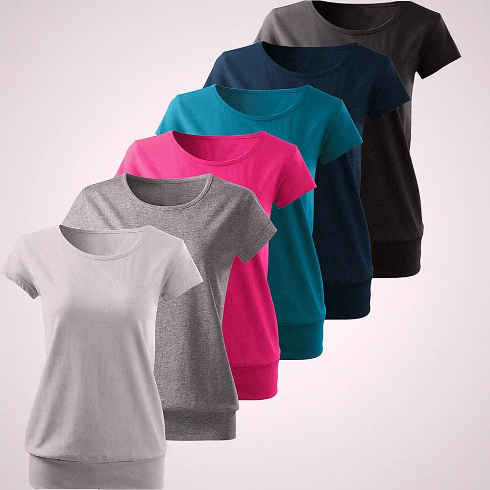 fAROE Damen Shirt mit Breitem Bund – Perfektes Geschenkidee NEU viele Farben