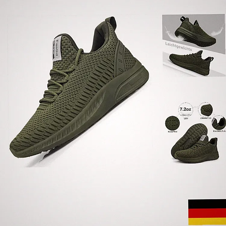 Feethit Sneaker Laufschuhe rutschfest Gummisohlen atmungsaktiv