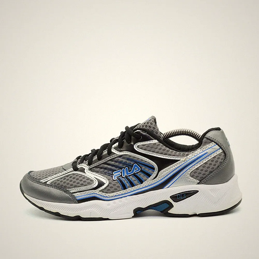 Fila Damen DLS Mesh Sneaker Grau/Blau/Weiß Leder, Running Laufschuhe EU 41