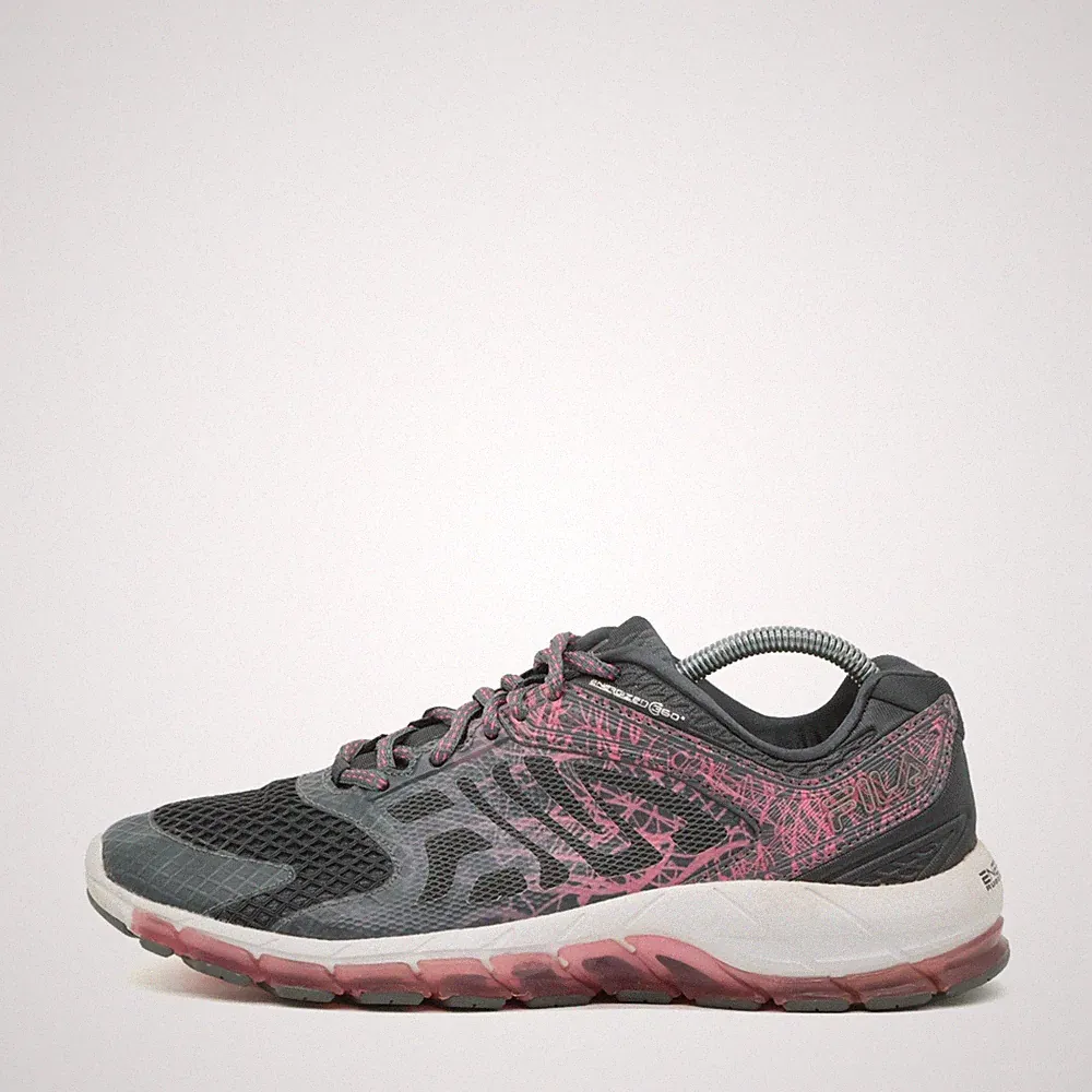 Fila Damen Energized Runner Sneaker Schwarz Pink Dämpfung Laufschuhe EU 39