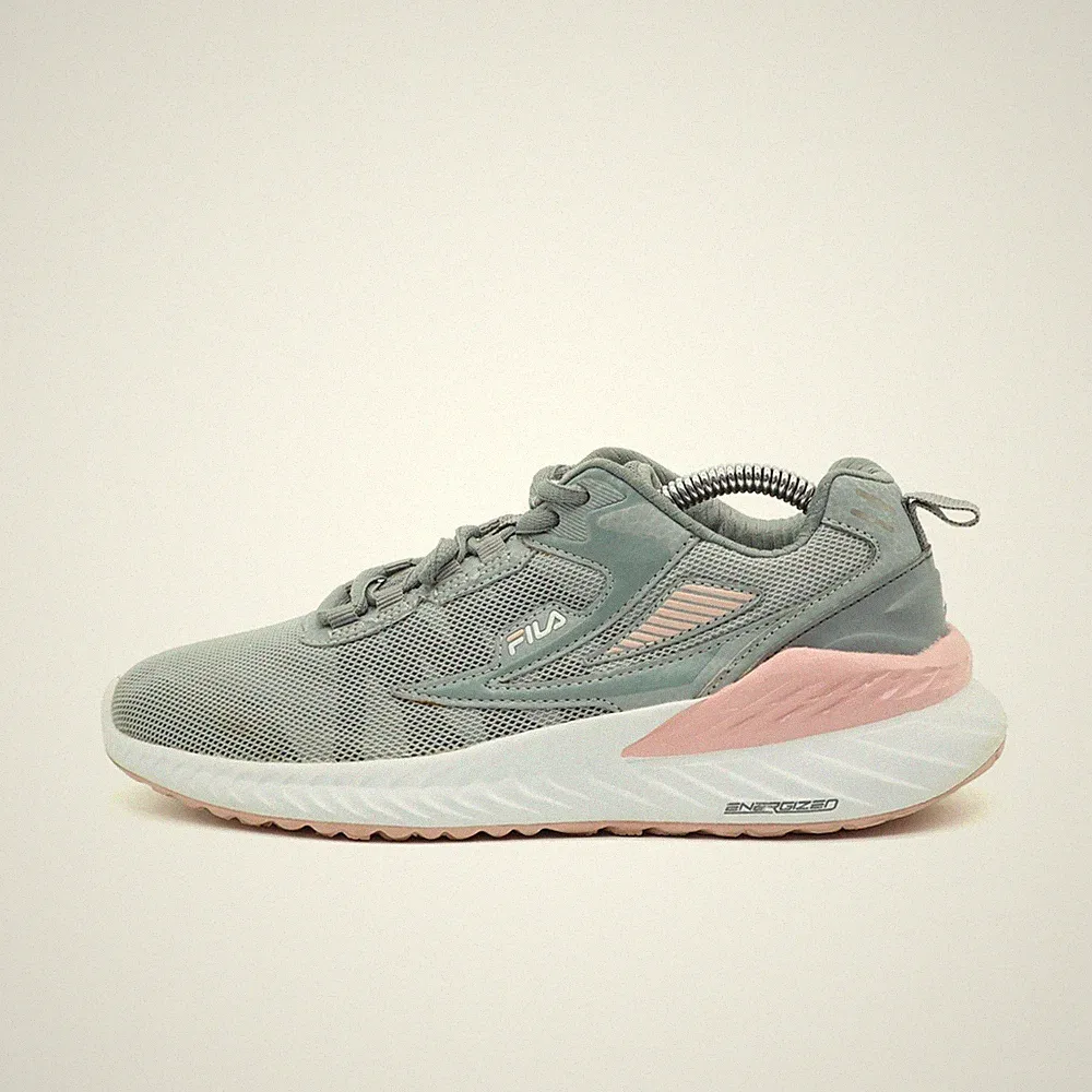 Fila Damen Energized Schuhe Grau/Rosa ämpfend Laufschuhe EU 36,5