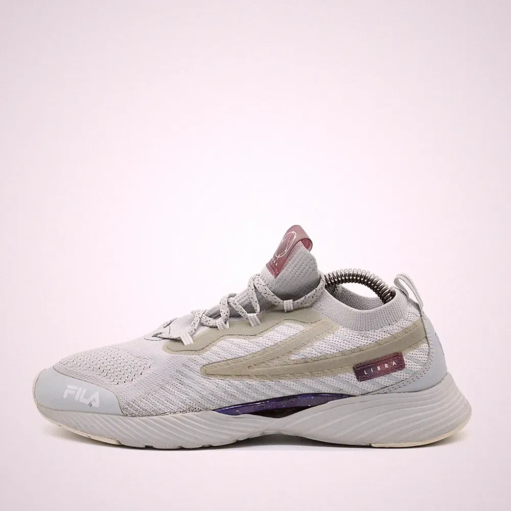 Fila Damen Libra Sneaker Grau Textil/Synthetik Atmungsaktiv Trainer EU 38