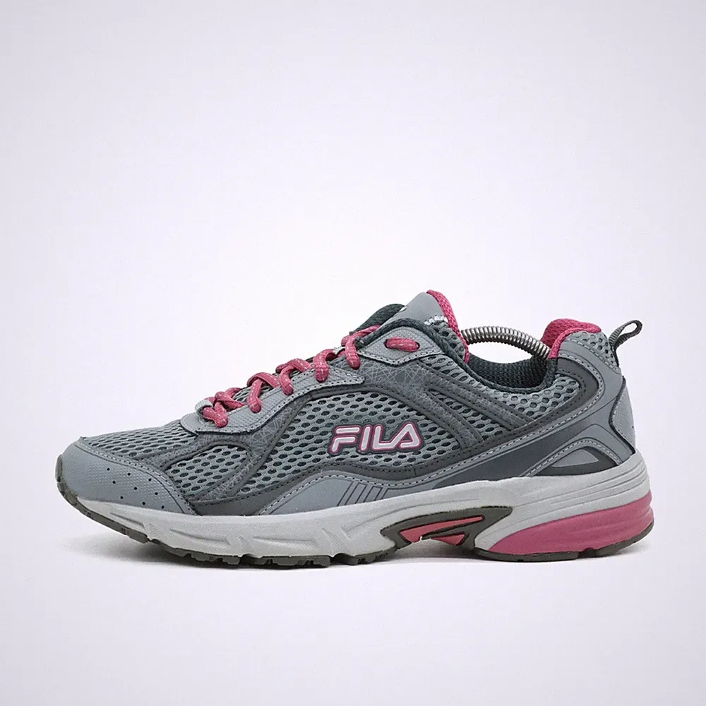 Fila Damen Sneaker Grau/Pink Leder/Textil/Synthetik Running Laufschuh EU 40