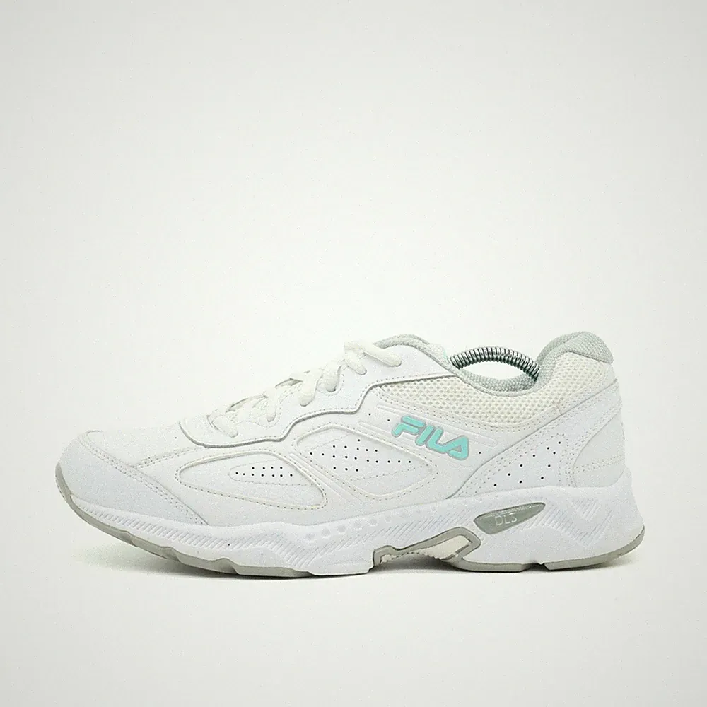 Fila Damen Sneaker Weiß Synthetik Niedrig Leicht Laufschuh EU 39.5