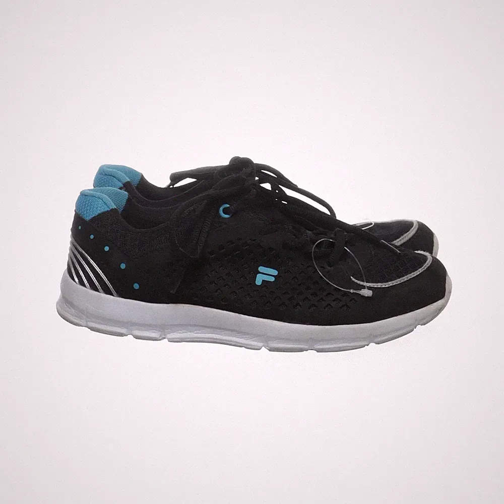 Fila, Laufschuhe, Größe: 37, Schwarz/Blau/Weiß, Damen #oli