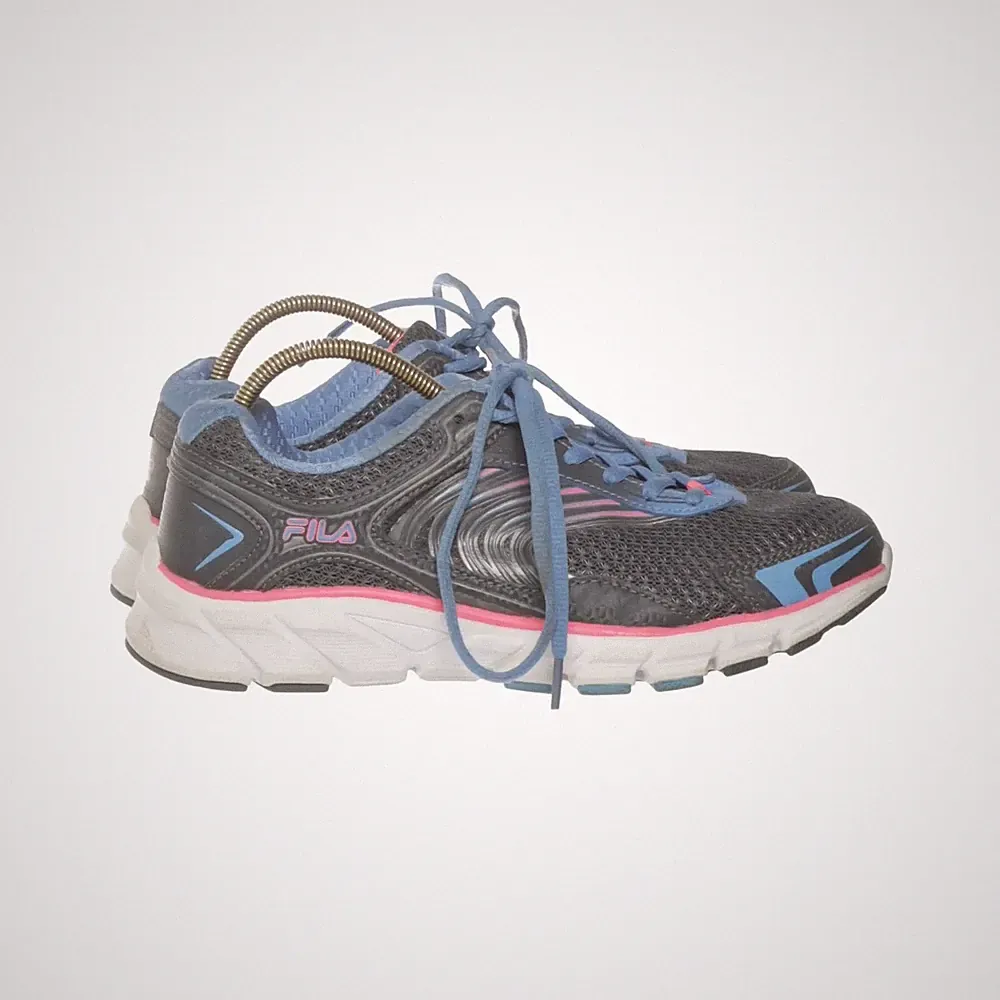 Fila, Laufschuhe, Größe: 39, Leder, Grau/Blau/Pink, Damen #w2r