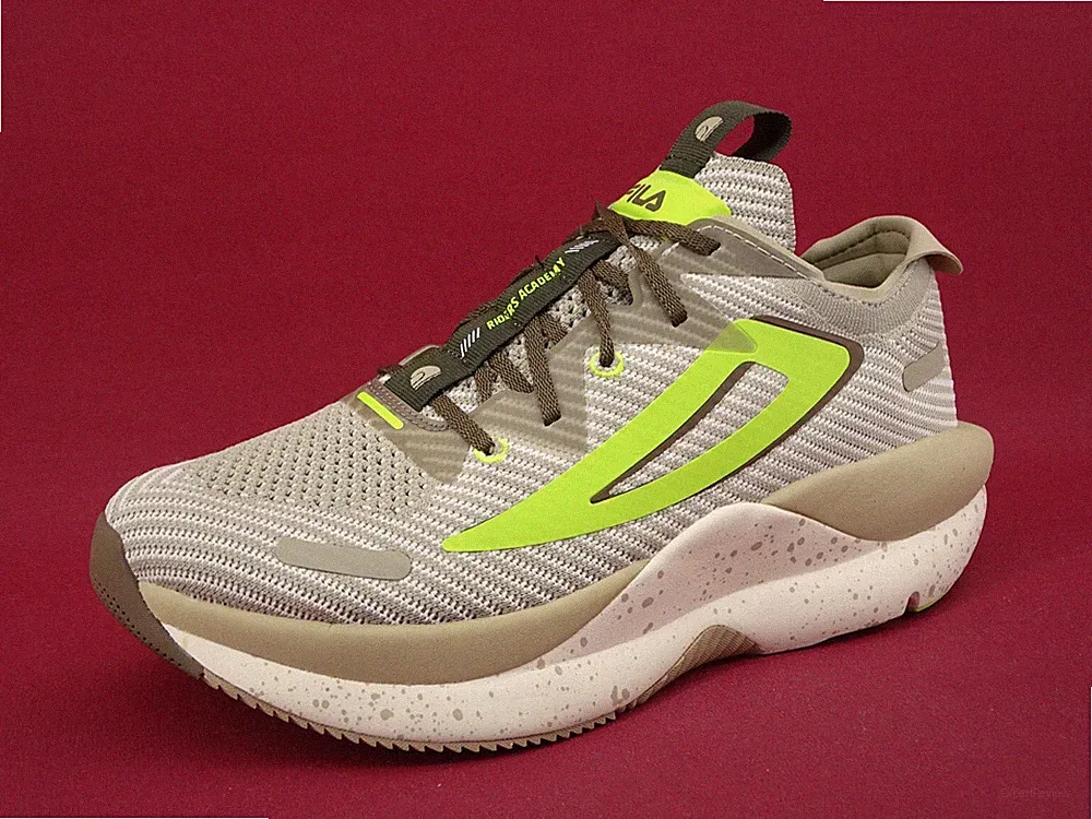 Fila SHOCKET VR46 Sneaker Schuhe Laufschuh Sportschuh Safari/acid lime Gr. 42