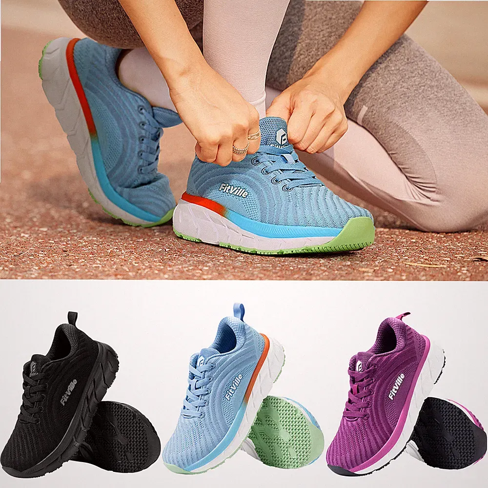 FitVille Damen Laufschuhe Running Schuhe Sportschuhe Turnschuhe Atmungsaktiv