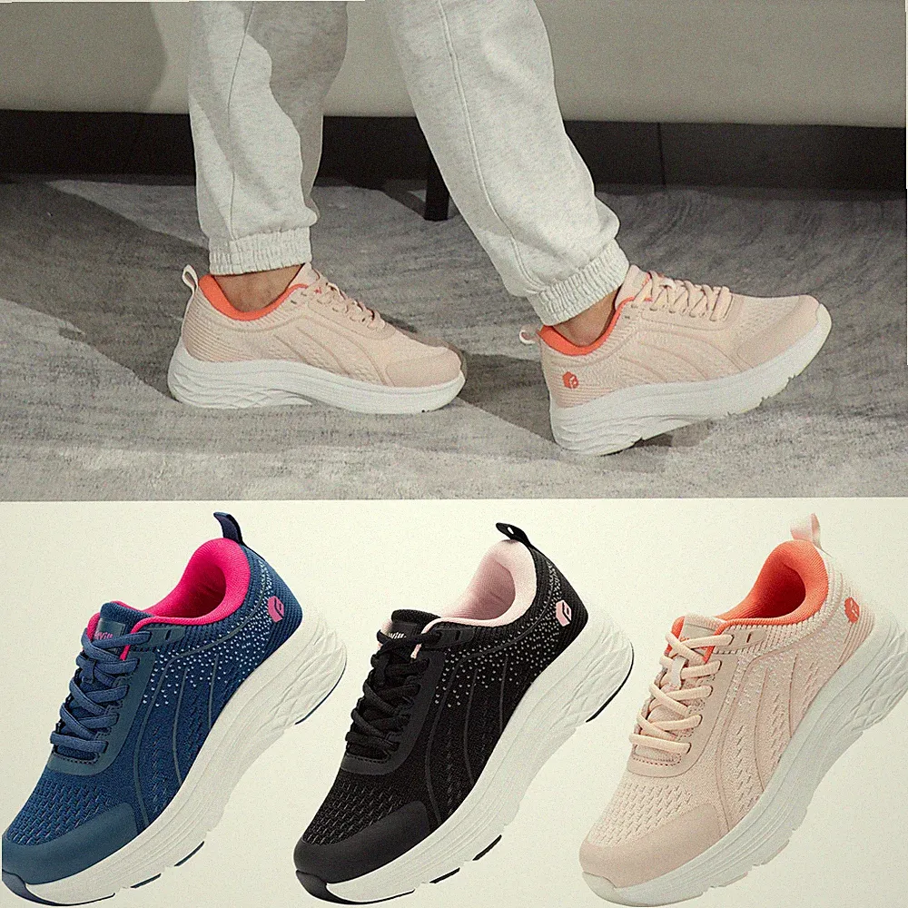 FitVille Damen Sneaker Breit Laufschuhe Atmungsaktiv Turnschuhe Sportschuhe Neu