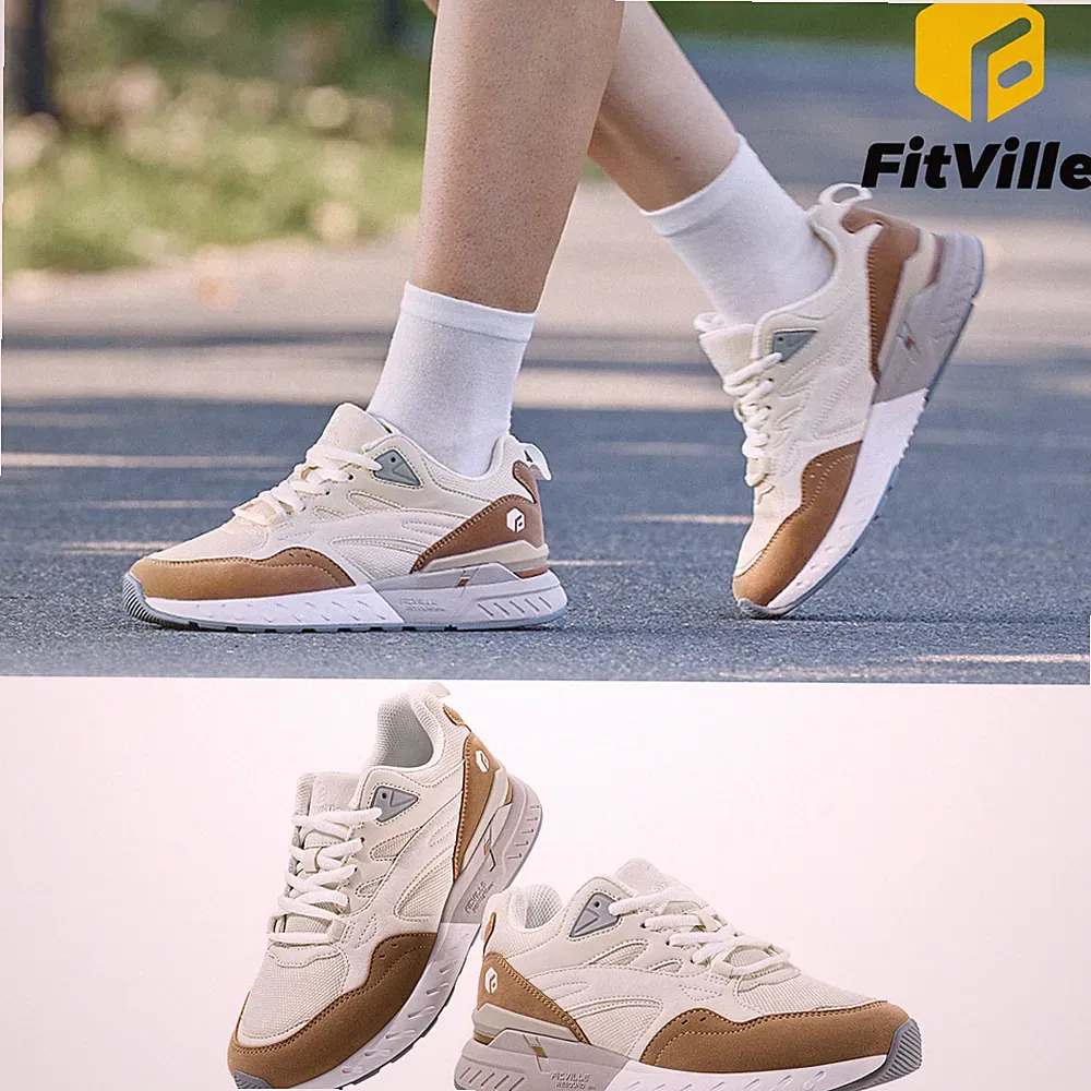 FitVille Extra Weit Damen Laufschuhe Leichte Sportschuhe Walking Bequem Sneaker
