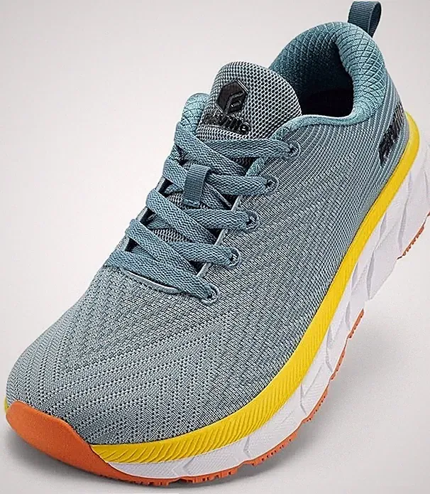 FitVille Wide Fit Turnschuhe für Herren Fußgewölbestütze Straßenlaufschuhe leicht