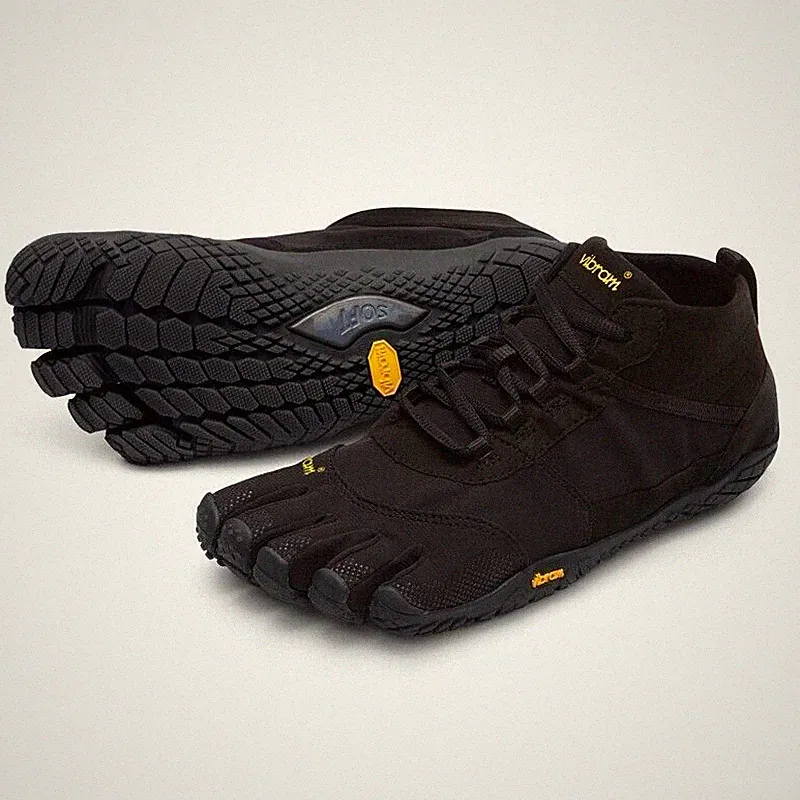Fivefingers V-Trek Herren Barfuß Laufschuhe 19M7401 Schwarz/Schwarz Neu