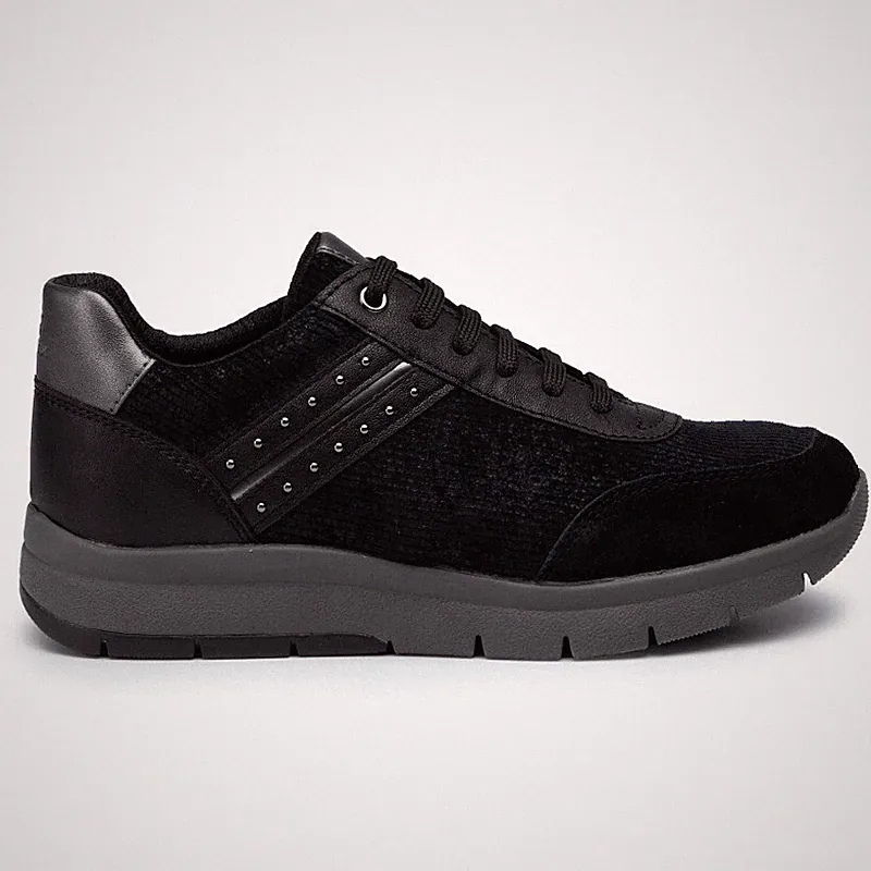 Geox Damen Sneaker D Callyn B schwarz Größe 37