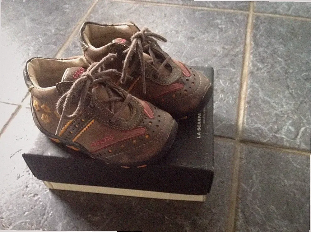 Geox Schuhe Lauflernschuhe Mädchen braun Größe 21