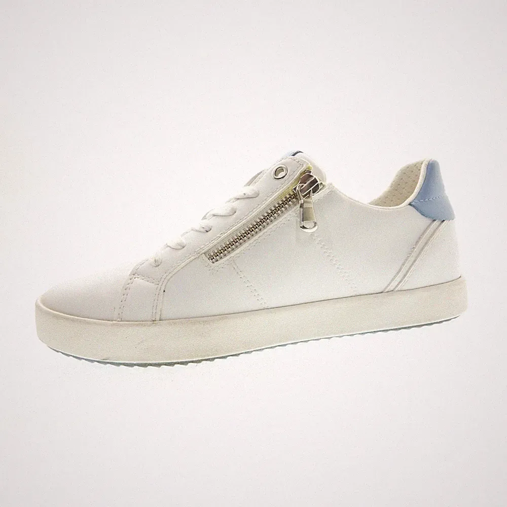 GEOX Sneaker Laufschuhe Freizeitschuhe Schnürschuhe Weiß Damen Schuhe Gr. 37