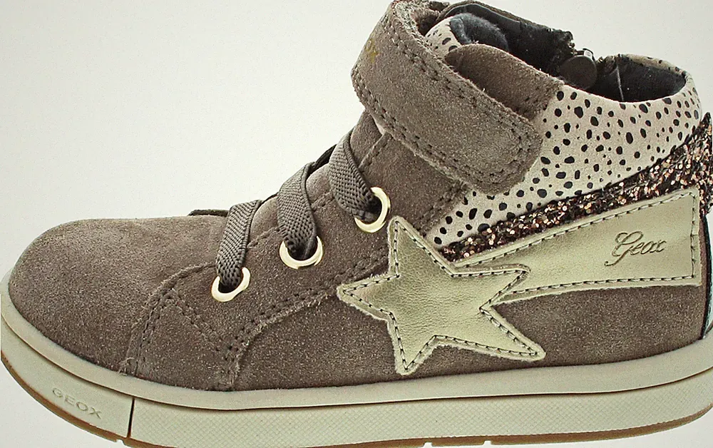 Geox Trottola Baby - Mädchen Lauflernschuh braun