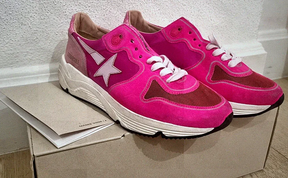 Golden Goose Running Sole Fuchsia 39 C / Echtheitszertifikat und Originalkarton