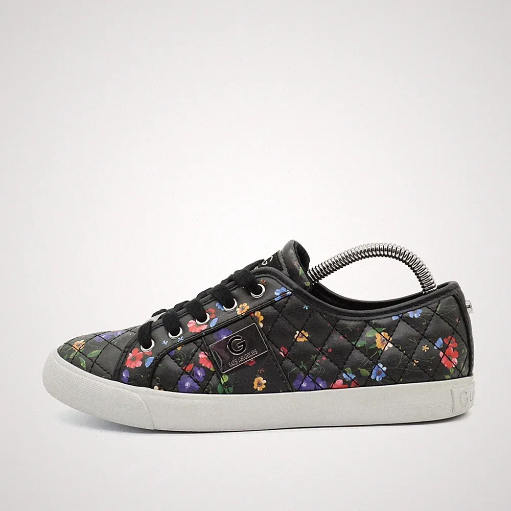 GUESS Damen GGBacker13 Schuh schwarz Synthetik Low-Top Angeles Sneaker EU 37,5