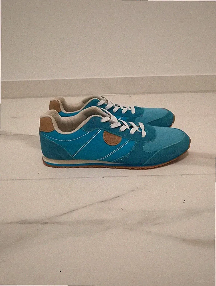 Halbschuhe Schuhe Sneaker Laufschuhe Turnschuhe Fitnessschuhe Türkis Blau 40