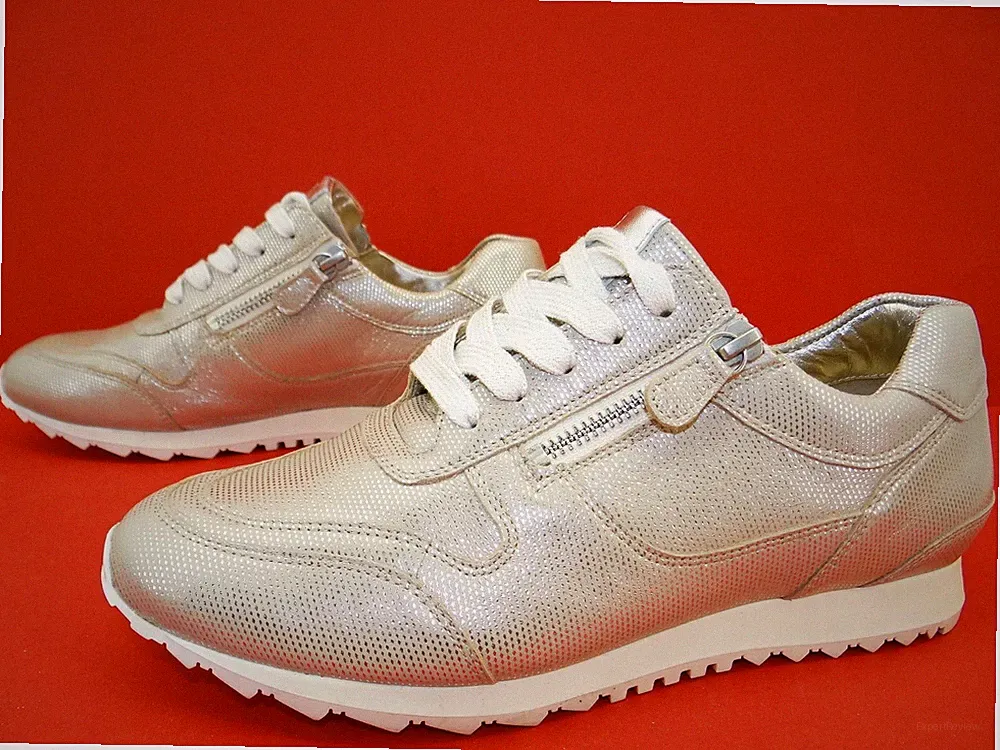 Hassia Barcelona Sneaker Sportschuhe Bequem Laufschuhe Damen Leder Gr.37 Sahara