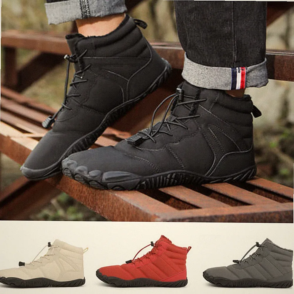 Herren Barfußschuhe Winterstiefel Traillaufschuhe Winterschuhe Schneestiefel DE