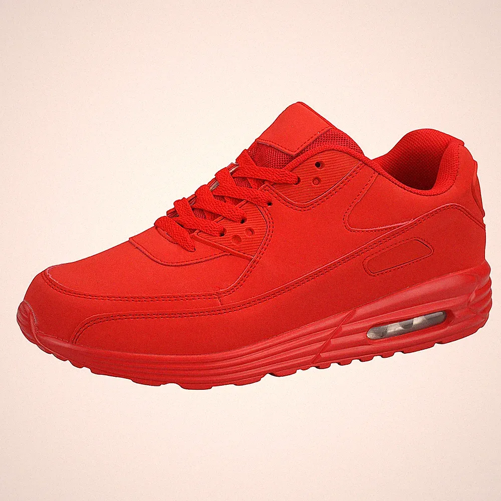 Herren Damen Sneaker Sportschuhe Turnschuhe Laufschuhe Neon Freizeit Rot 36-46