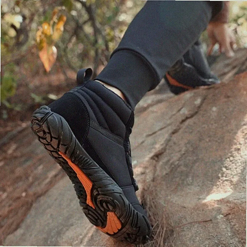 Herren Damen Winter Traillaufschuhe Warm Winterschuhe Sneaker Barfußschuhe