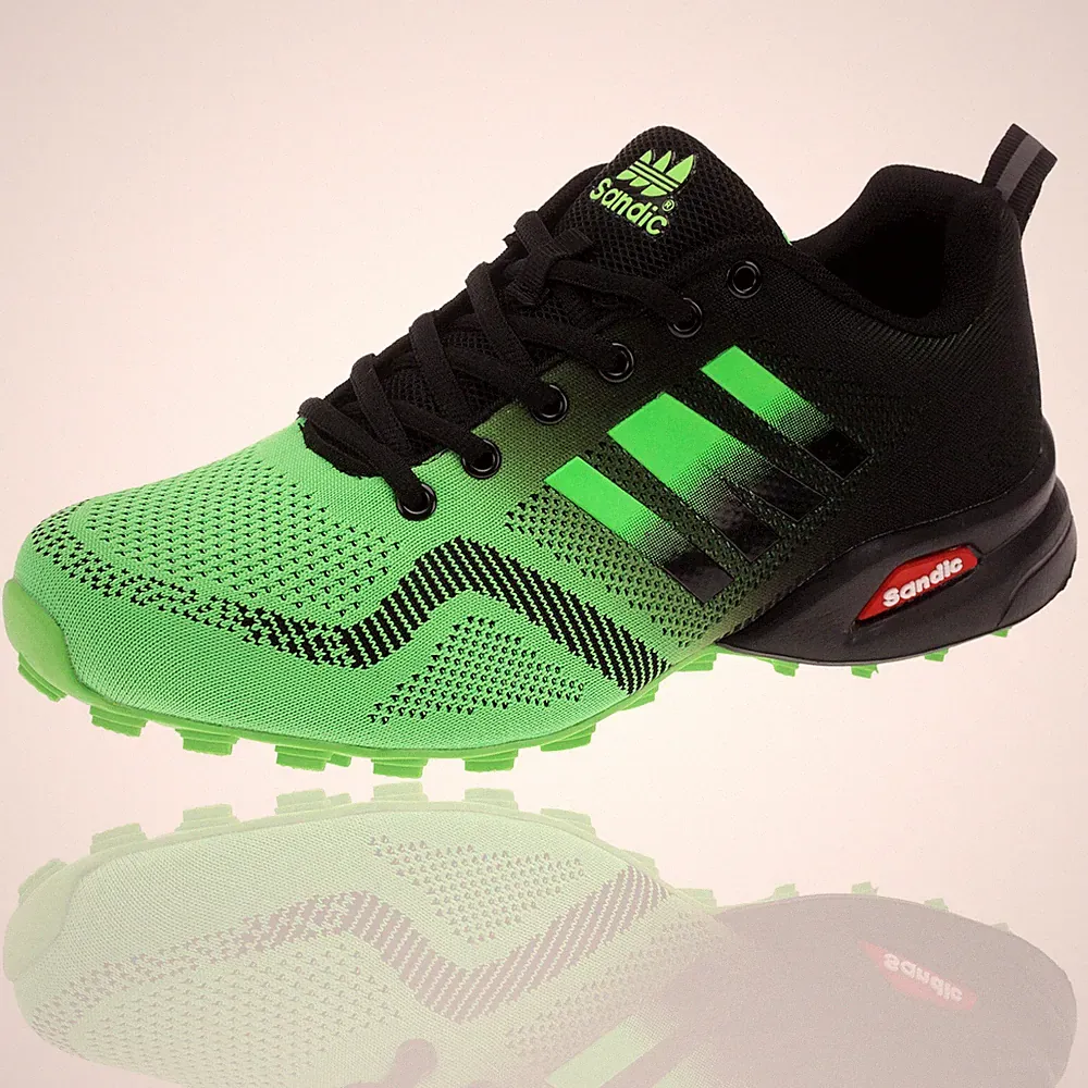 Herren Turnschuhe Sneaker Sportschuhe Laufschuhe Runners Schwarz Grün 41-46