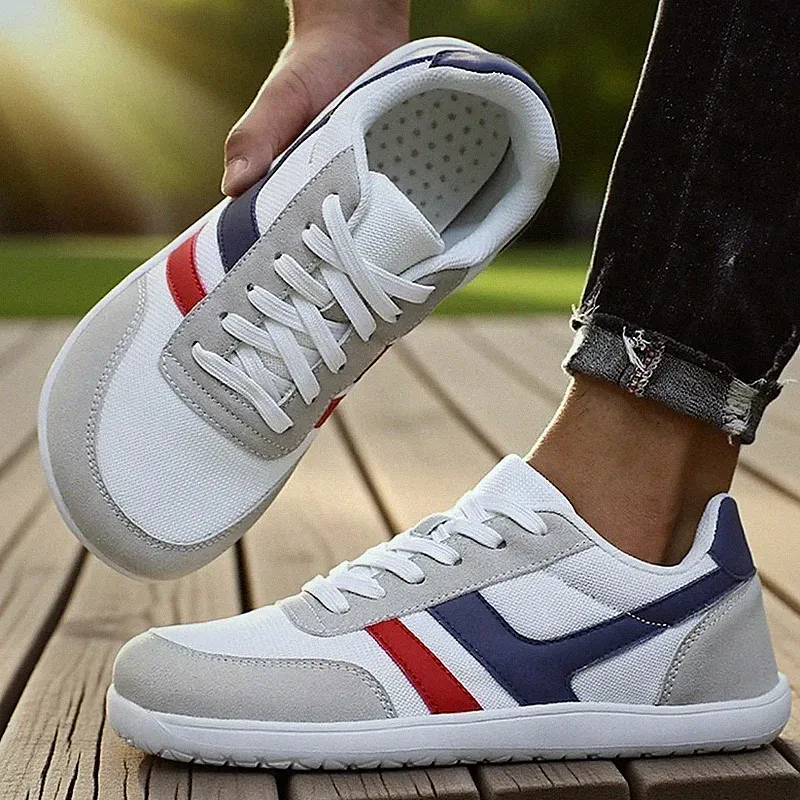 Herren Wide Toe Barfußschuhe Unisex Zero Drop Running Turnschuhe Minimalistisch Neu