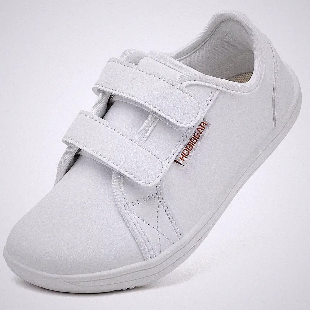 HOBIBEAR Kinder Weite Barfußschuhe Jungen Mädchen Minimalistisch Schule Trailrunning Wand