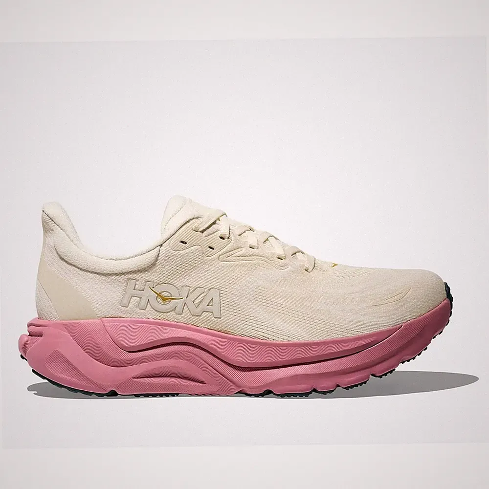 Hoka Arahi 8 Women alabaster lingonberry Laufschuhe Joggingschuhe Damen