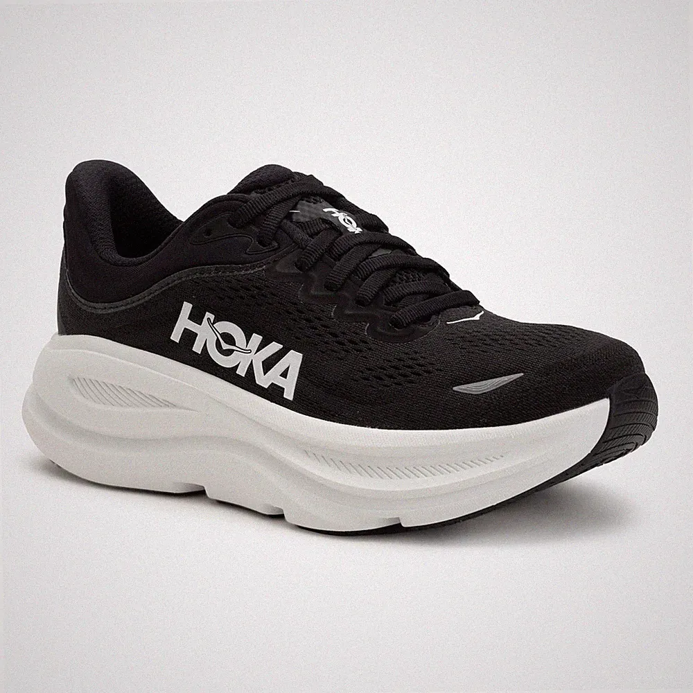 HOKA Bondi 9 Wide Damen Laufschuhe Schuhe schwarz/weiß Größe EU 40