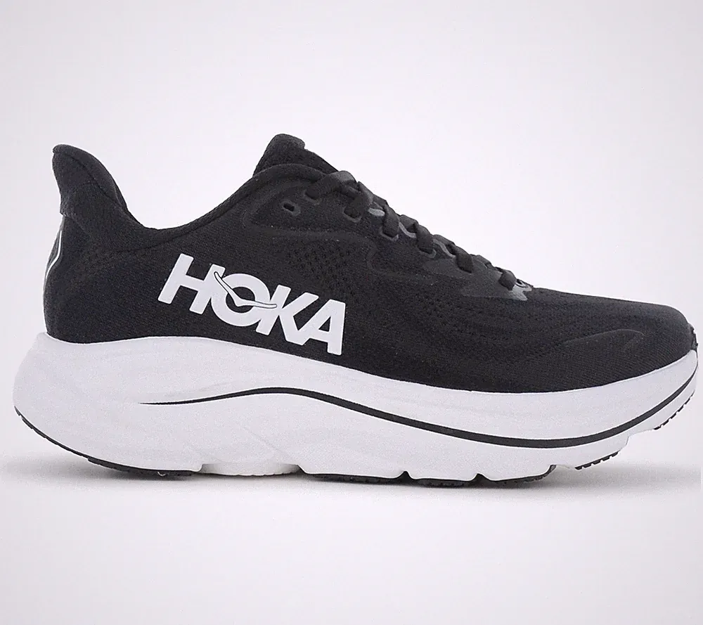 HOKA CLIFTON 10 W - Damen Laufschuhe Running Schuhe 1162031-BWHT Schwarz NEU