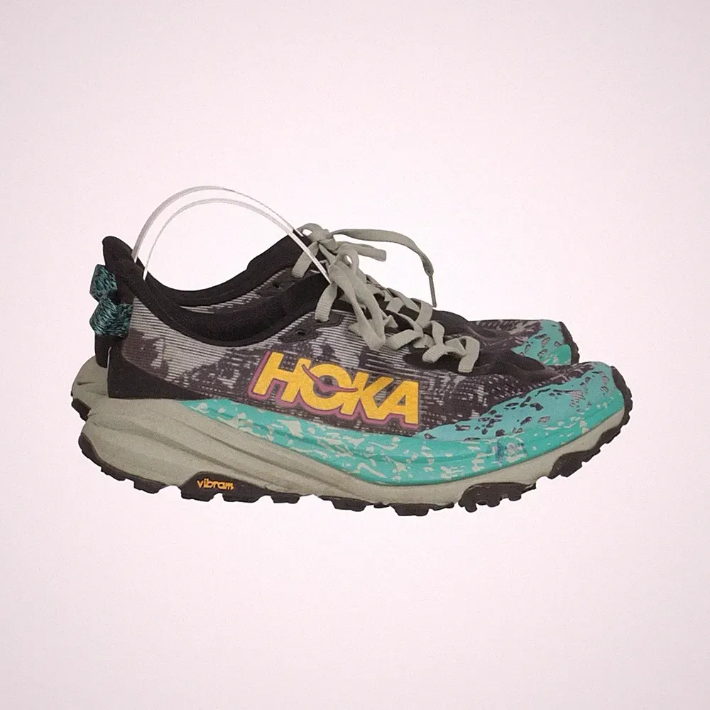 Hoka, Laufschuhe, Größe: 36 2/3, Grau/Türkis/Mehrfarbig, Damen #BEq
