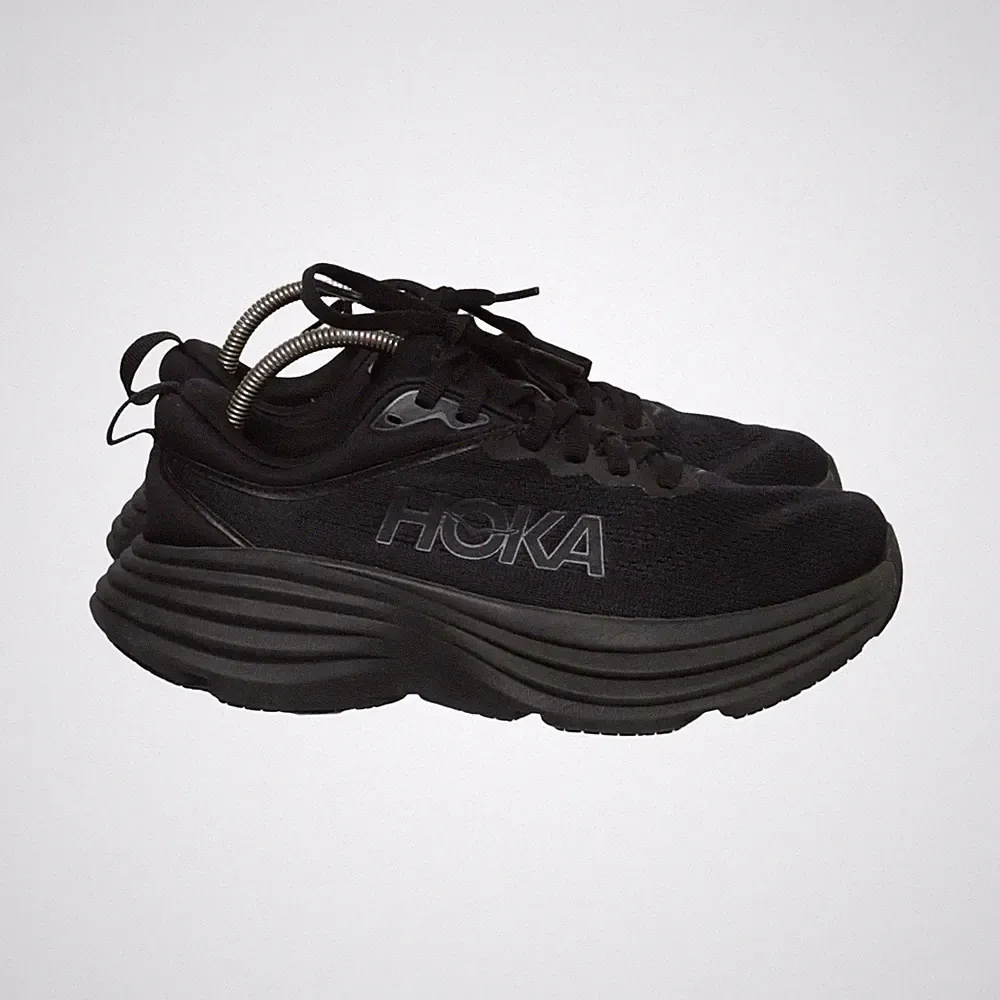 Hoka, Laufschuhe, Größe: 36 2/3, model: bondi 8, Schwarz, Damen #RDD