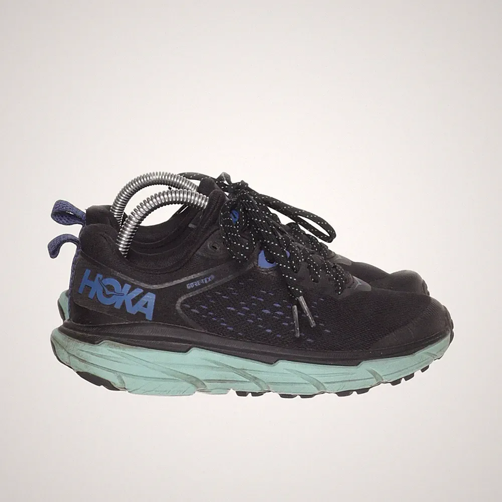 Hoka, Laufschuhe, Größe: 36, Schwarz/Blau/Türkis, Damen #662