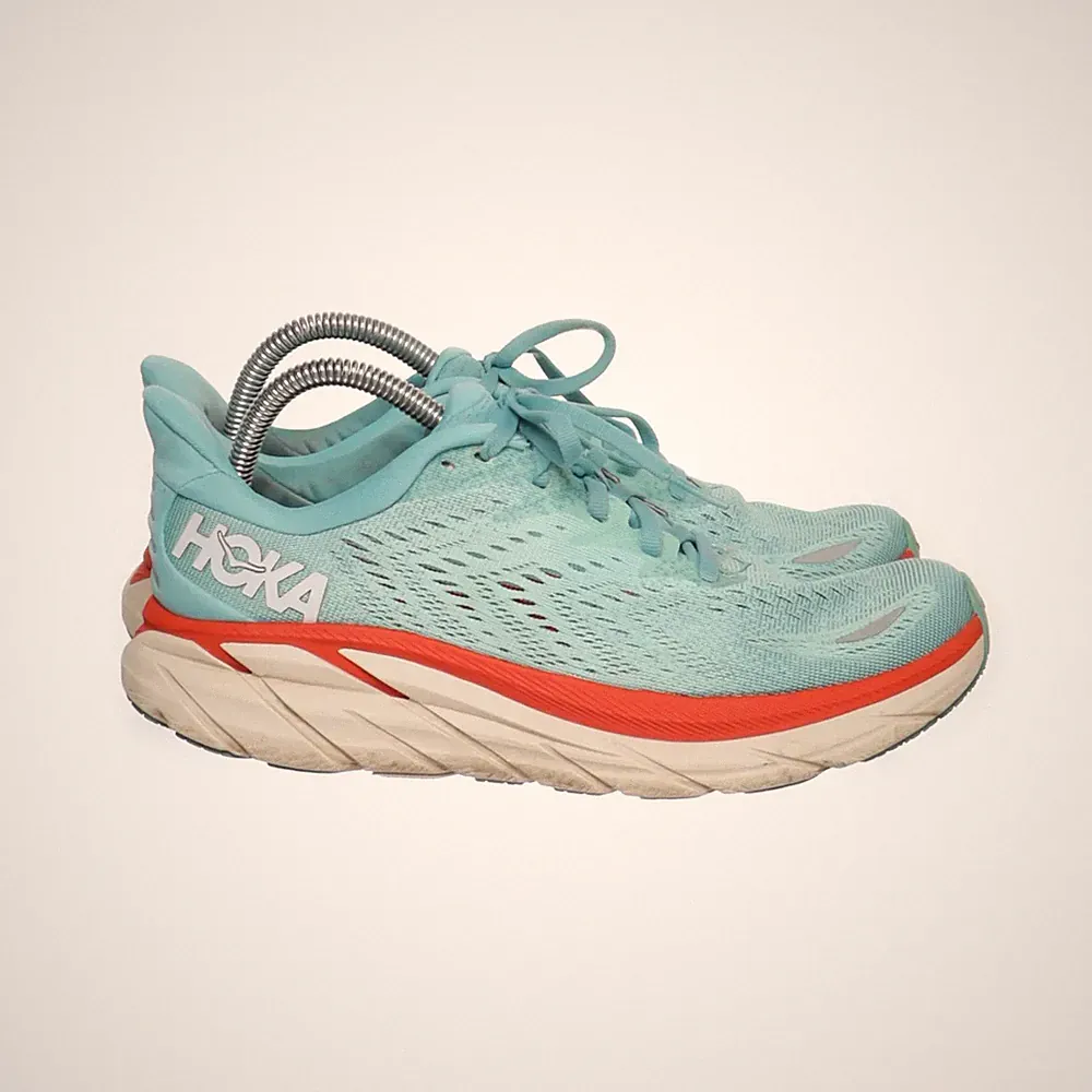 Hoka, Laufschuhe, Größe: 38, Blau/Rot, Damen #PuU