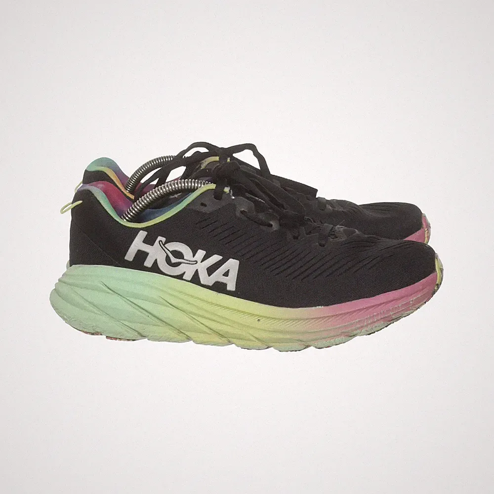 Hoka, Laufschuhe, Größe: 39 1/3, Schwarz/Mehrfarbig, Damen #wir