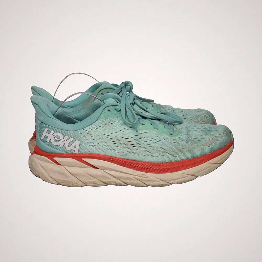 Hoka, Laufschuhe, Größe: 40, Blau/Rot, Damen #RJj