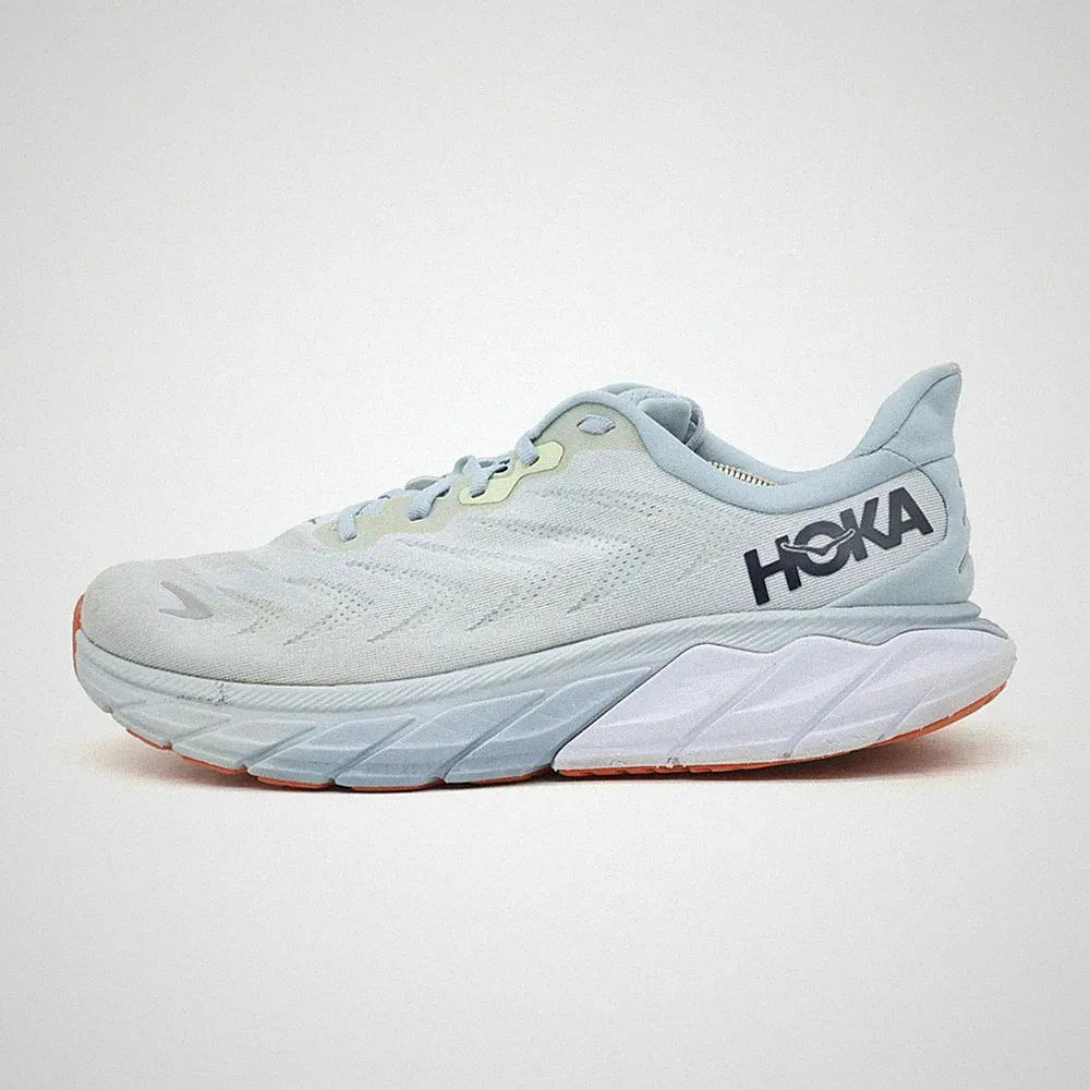 Hoka One Damen Arahi 6 Wide Sportschuhe hellblau Mesh ämpfung Laufschuh EU 44
